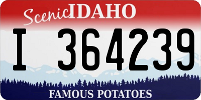 ID license plate I364239