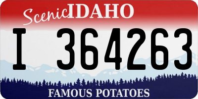 ID license plate I364263