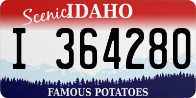 ID license plate I364280
