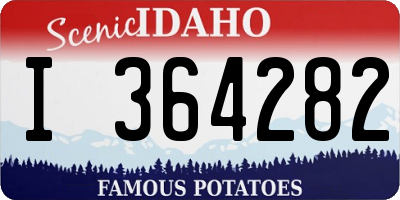 ID license plate I364282