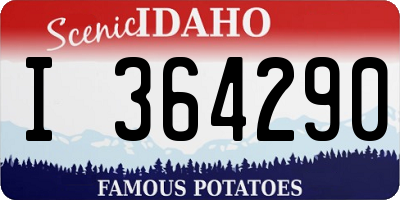 ID license plate I364290