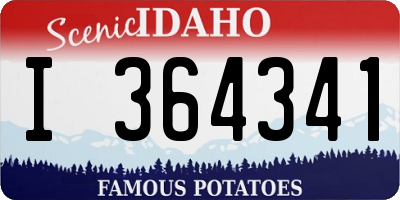 ID license plate I364341