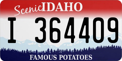 ID license plate I364409
