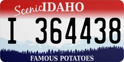 ID license plate I364438