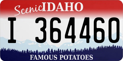 ID license plate I364460