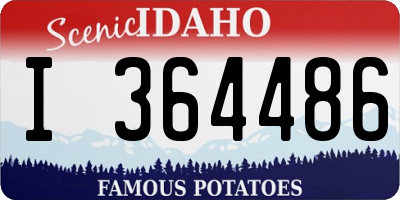 ID license plate I364486