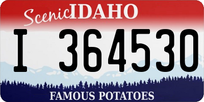 ID license plate I364530