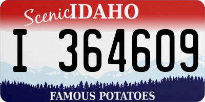 ID license plate I364609