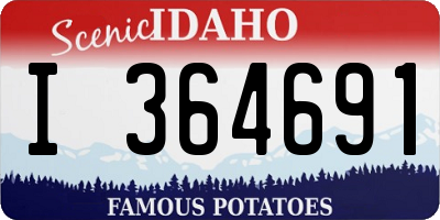 ID license plate I364691