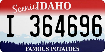 ID license plate I364696