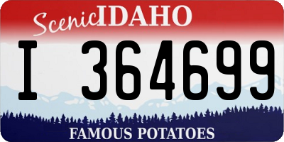 ID license plate I364699