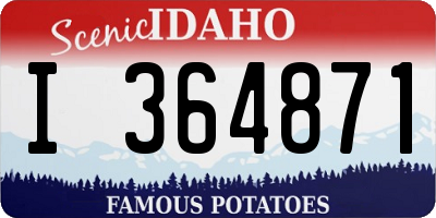 ID license plate I364871