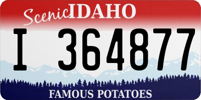 ID license plate I364877
