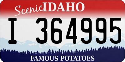 ID license plate I364995