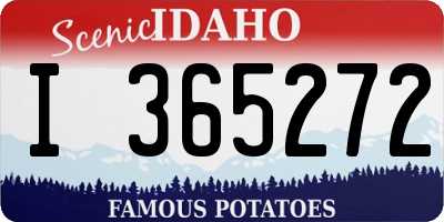 ID license plate I365272