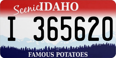 ID license plate I365620