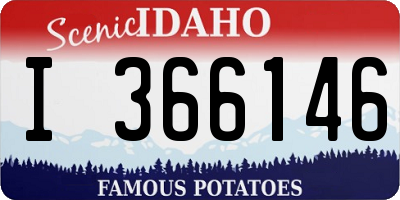 ID license plate I366146