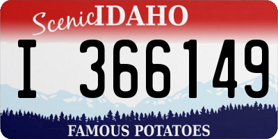 ID license plate I366149