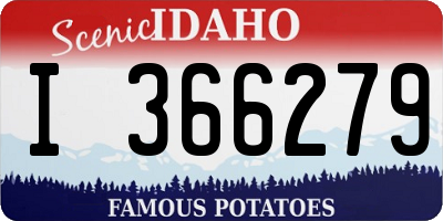 ID license plate I366279