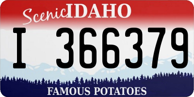 ID license plate I366379