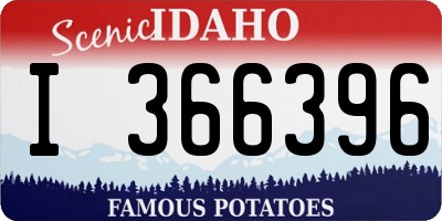 ID license plate I366396