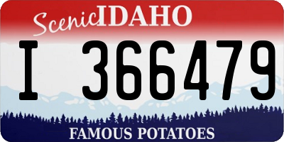 ID license plate I366479