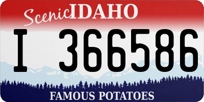 ID license plate I366586