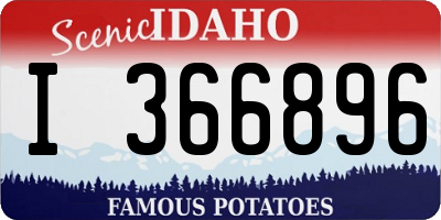 ID license plate I366896