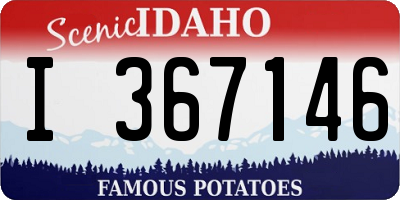 ID license plate I367146