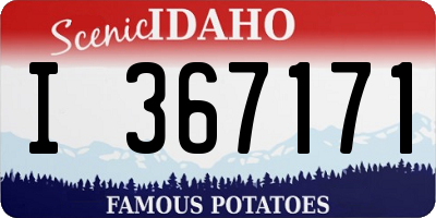 ID license plate I367171