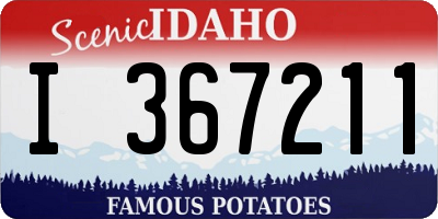 ID license plate I367211