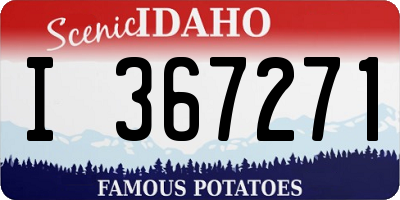 ID license plate I367271