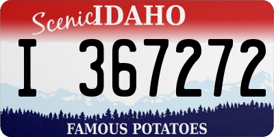 ID license plate I367272