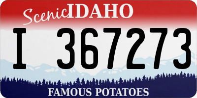ID license plate I367273