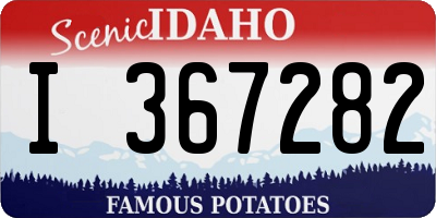 ID license plate I367282