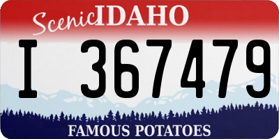 ID license plate I367479