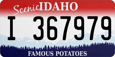 ID license plate I367979
