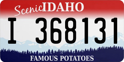 ID license plate I368131