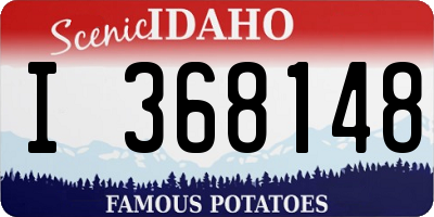 ID license plate I368148