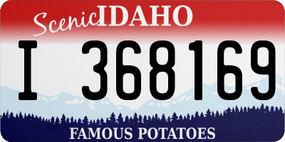 ID license plate I368169