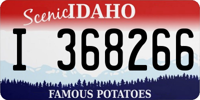 ID license plate I368266