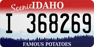 ID license plate I368269