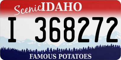 ID license plate I368272