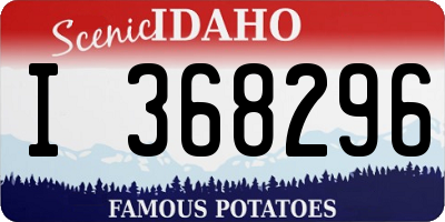 ID license plate I368296