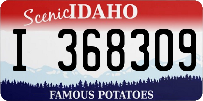 ID license plate I368309