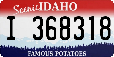 ID license plate I368318