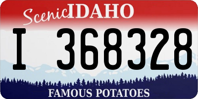 ID license plate I368328