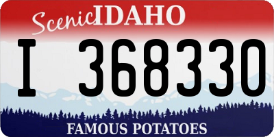 ID license plate I368330