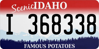 ID license plate I368338