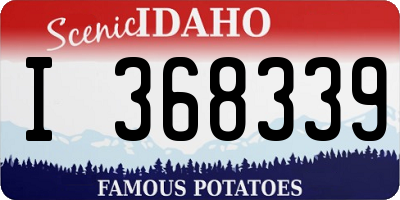 ID license plate I368339